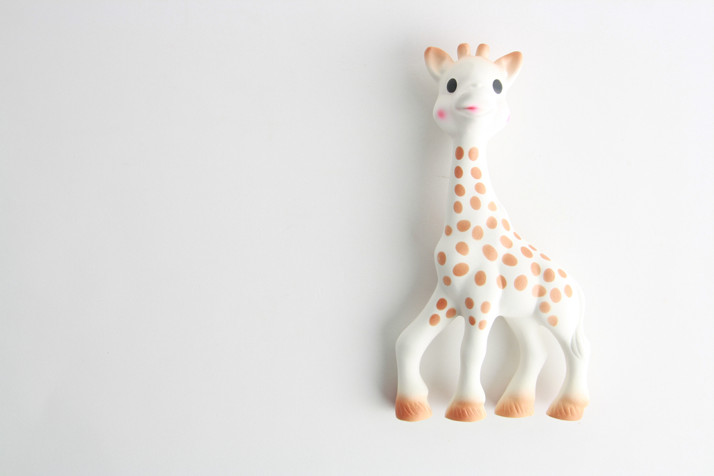 sophie la girafe avec moisissures